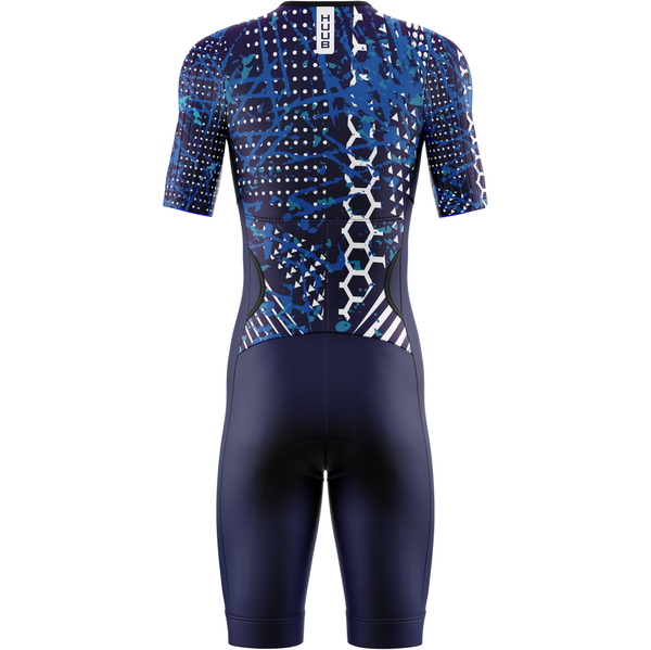 2026 HUUB Mens Collage Tri Suit COLTSNB - Navy / Blue